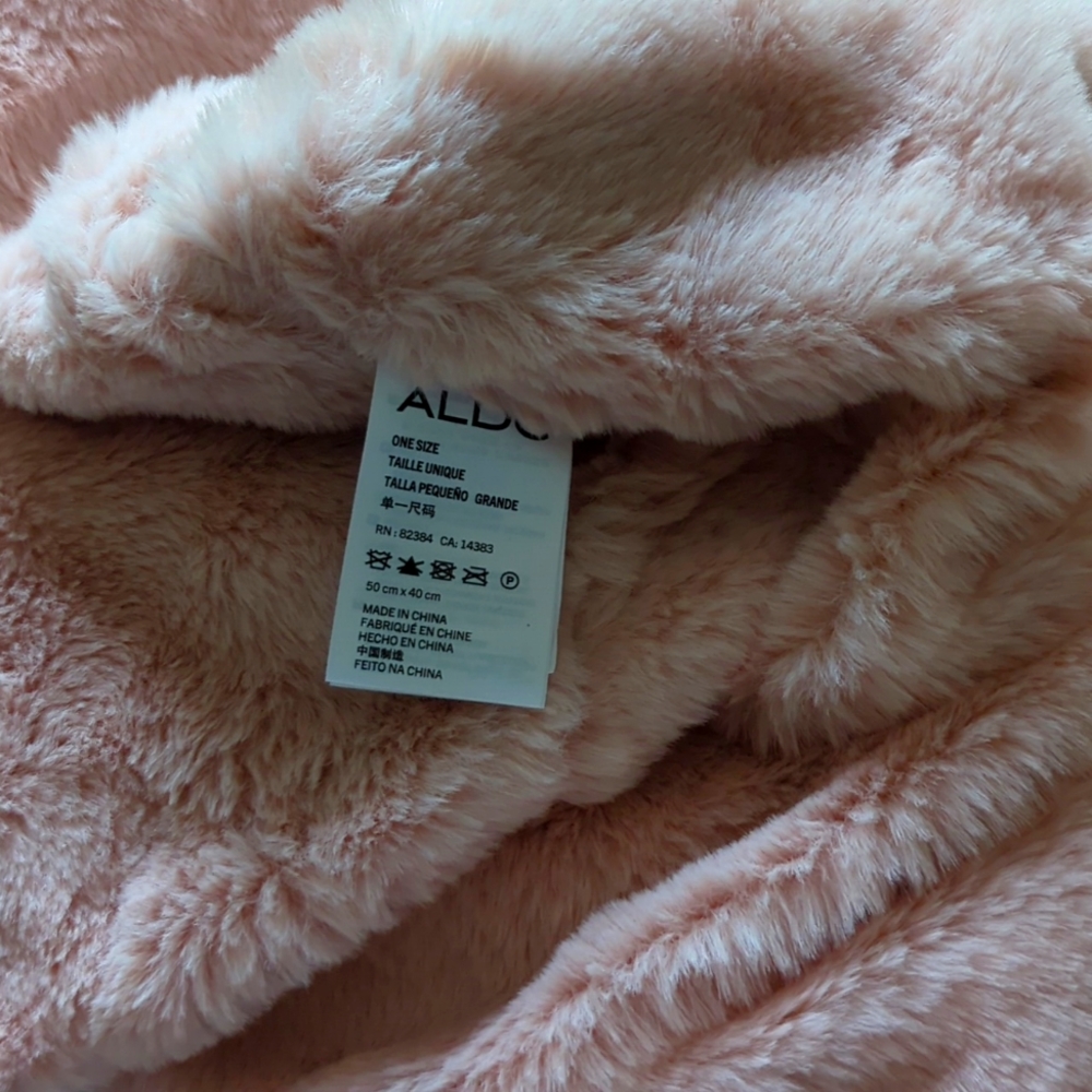Aldo Faux Fur Wrap/Infinity Scarf